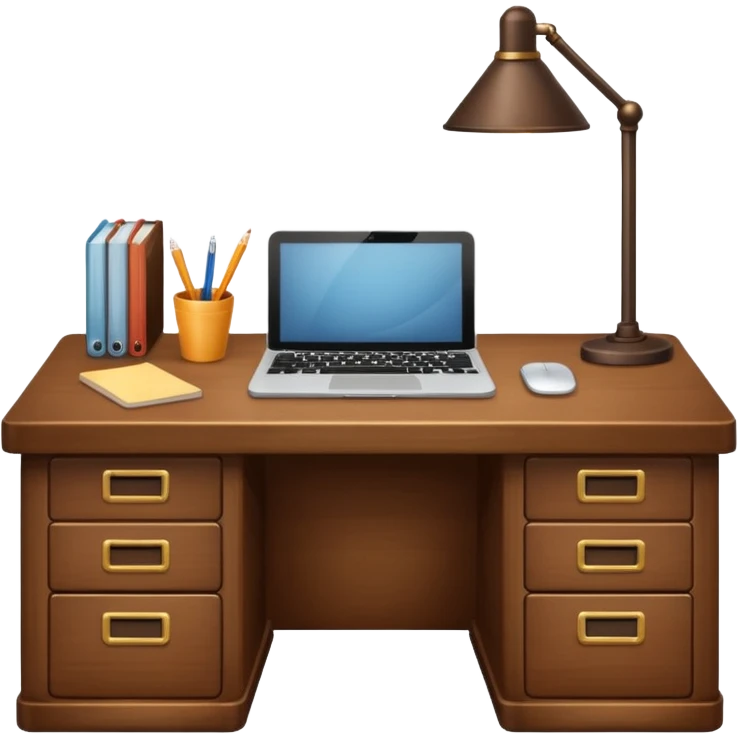 A desk emoji