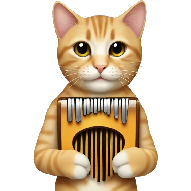 cat on kalimba on kalimba on cat emoji