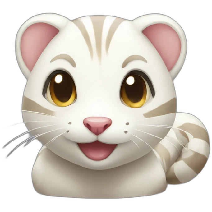 White Furret emoji