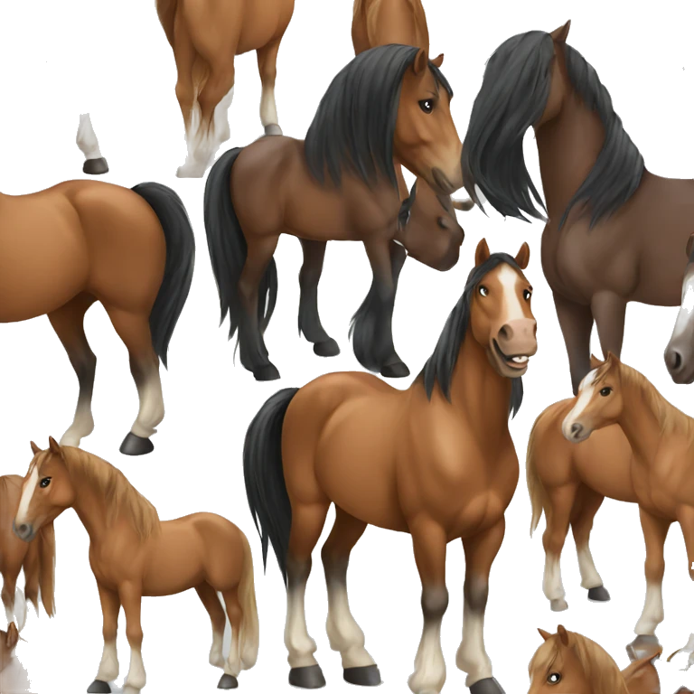 Horses  emoji