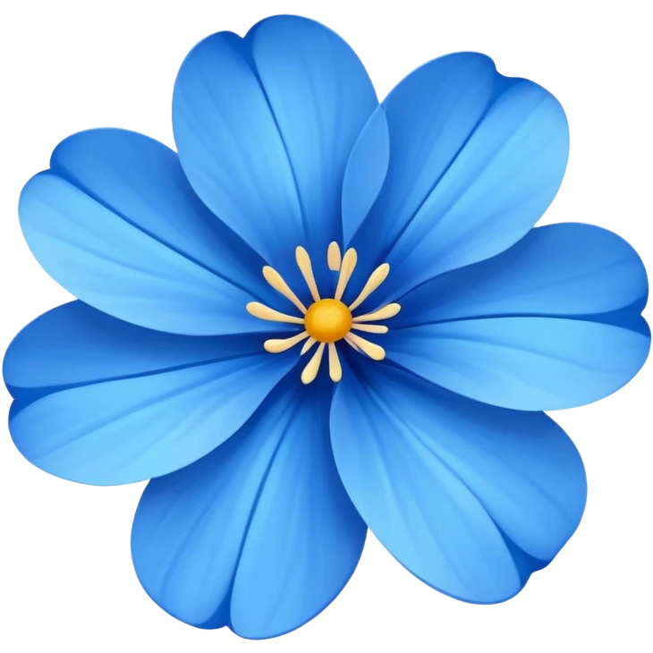 Blue flowers emoji