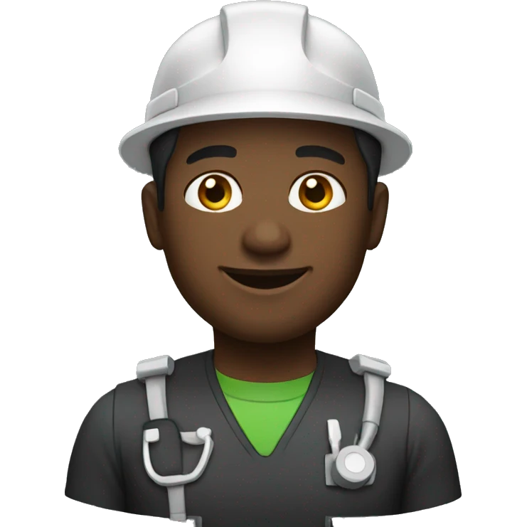 black technicien emoji