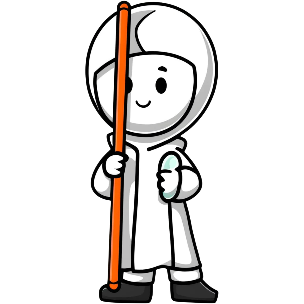 K-pop fan with light stick emoji