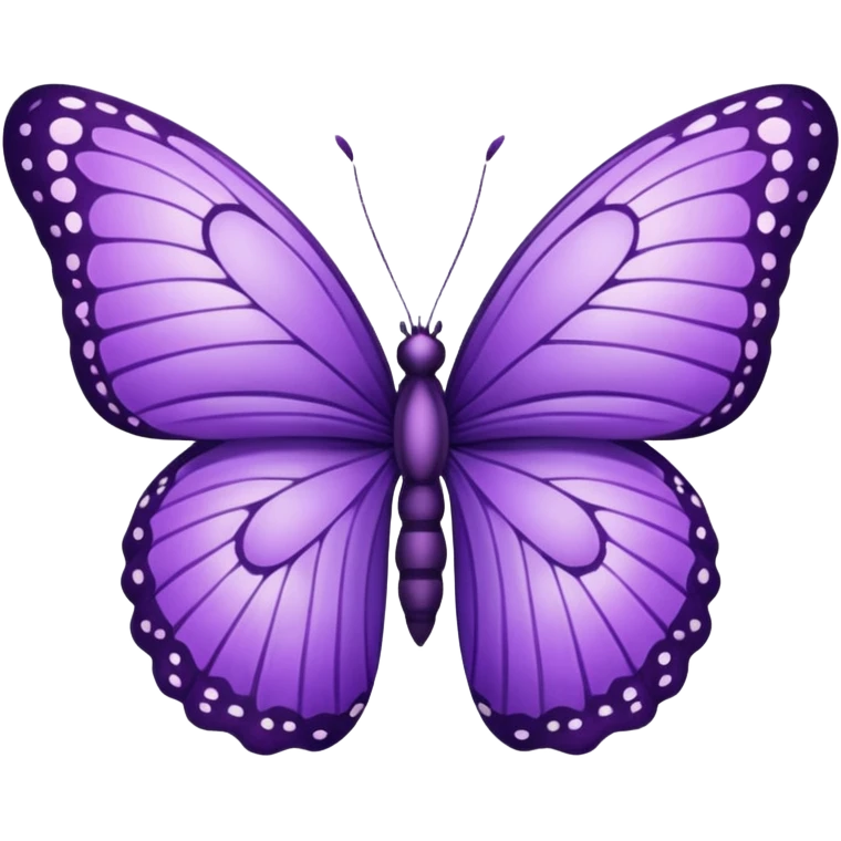 Butterfly purple emoji
