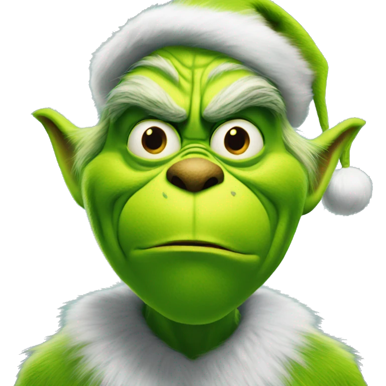 Grinch enojado  emoji