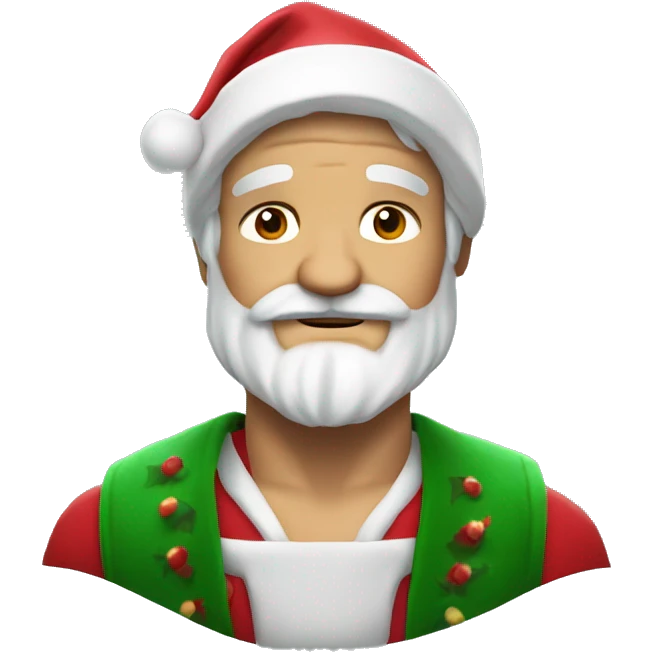 Pedro Pascal as Santa Claus  emoji