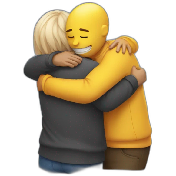 Hug emoji