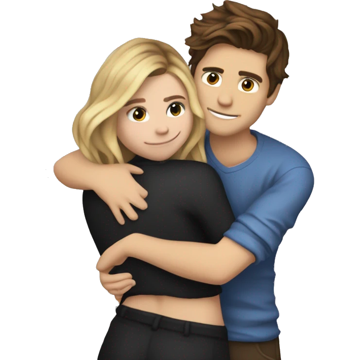 Emoji Chloe grace moretz hugging elrubiusomg emoji