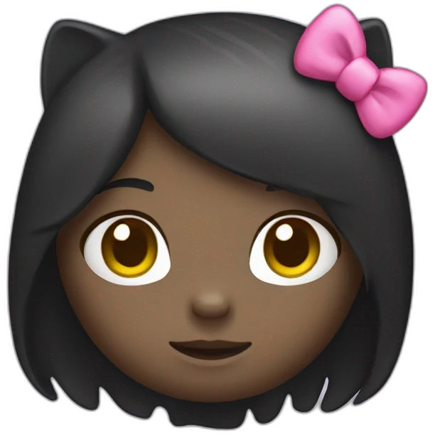 hello-kitty-dark emoji