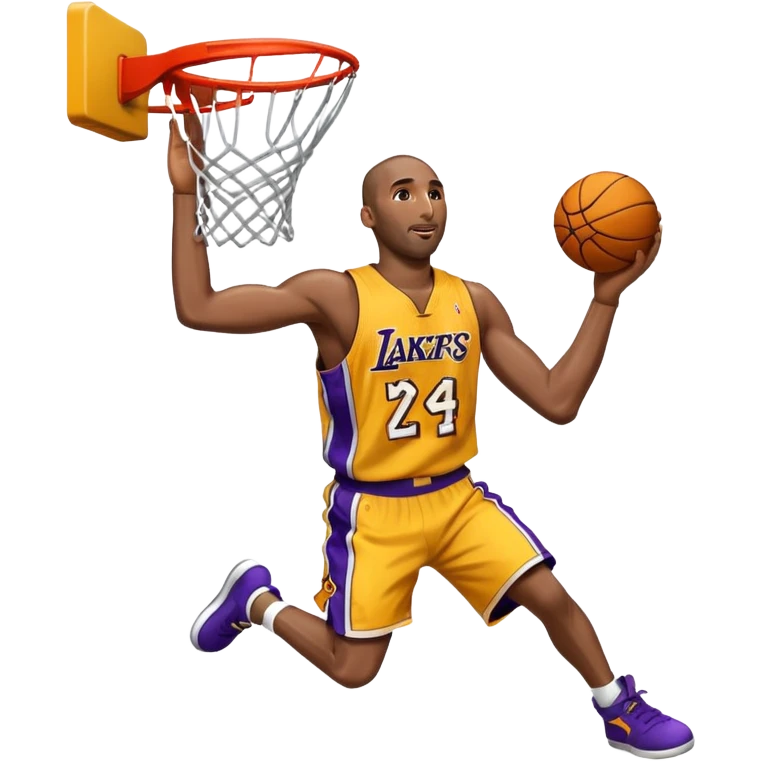 Kobe Bryant of him dunking  emoji