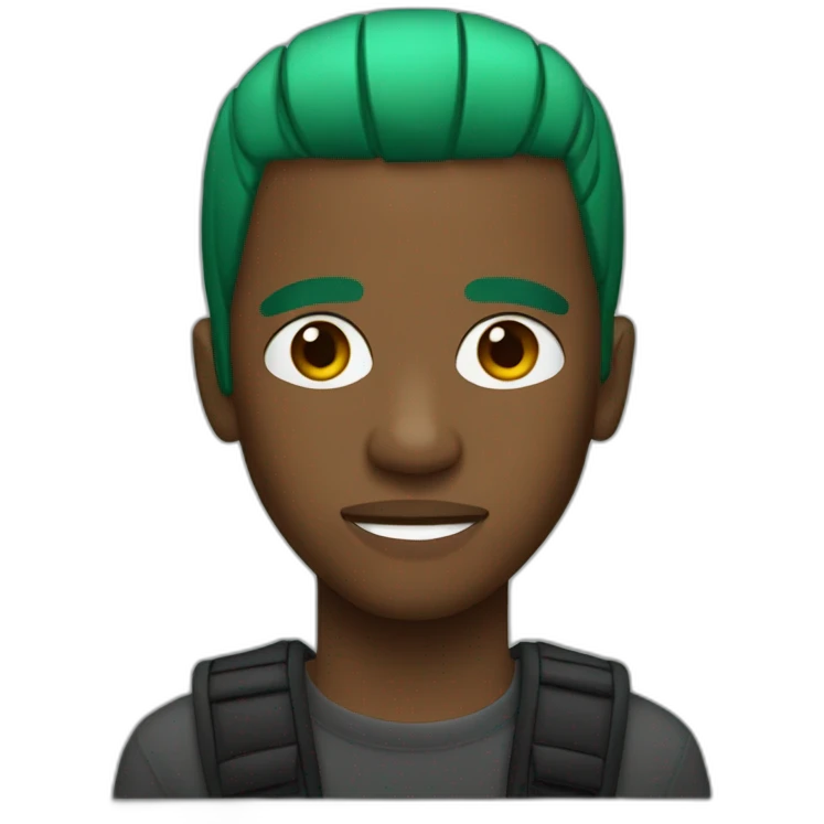 frank ocean with green hair emoji