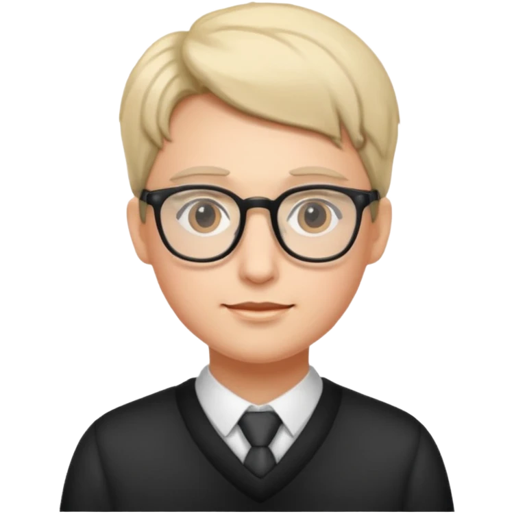 умный чиловек в очках emoji