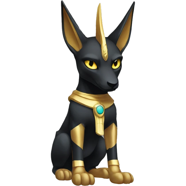 Chibi Anubis-Fakémon Full Body emoji