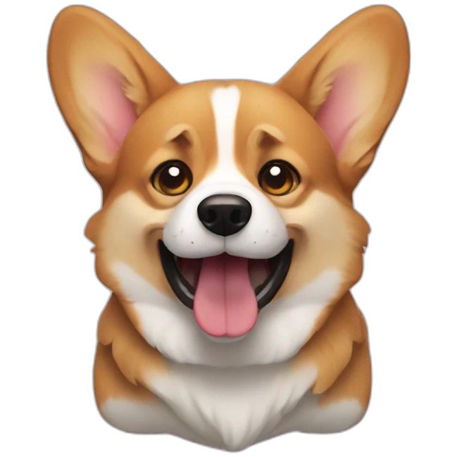 corgi hangry emoji
