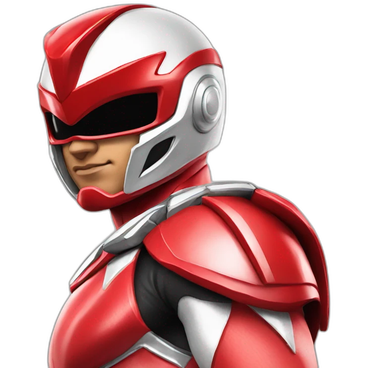 Power Ranger red emoji