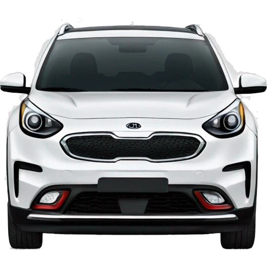 White Kia niro emoji