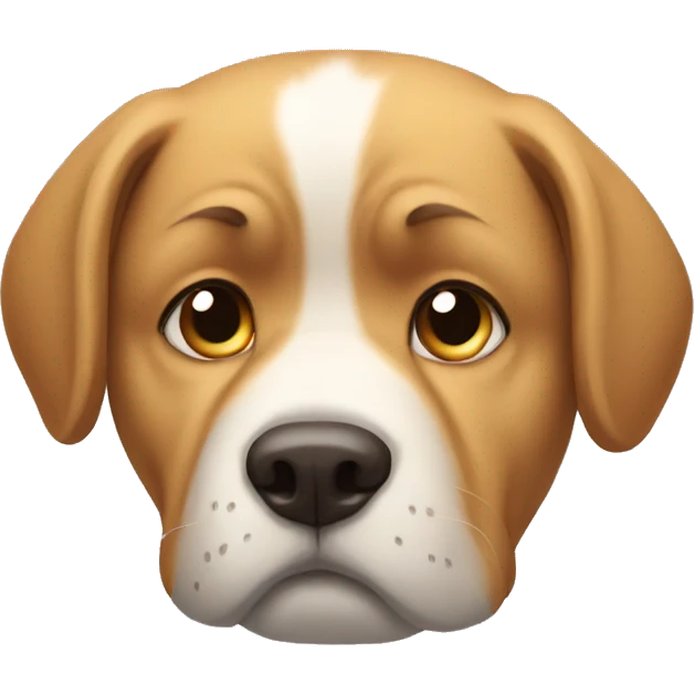 Dog sad emoji