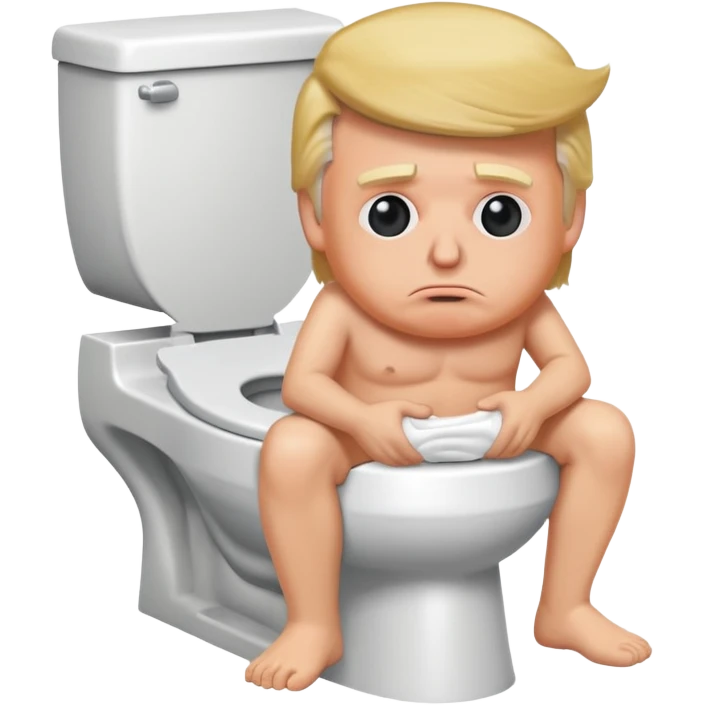 трамп на туалеет emoji