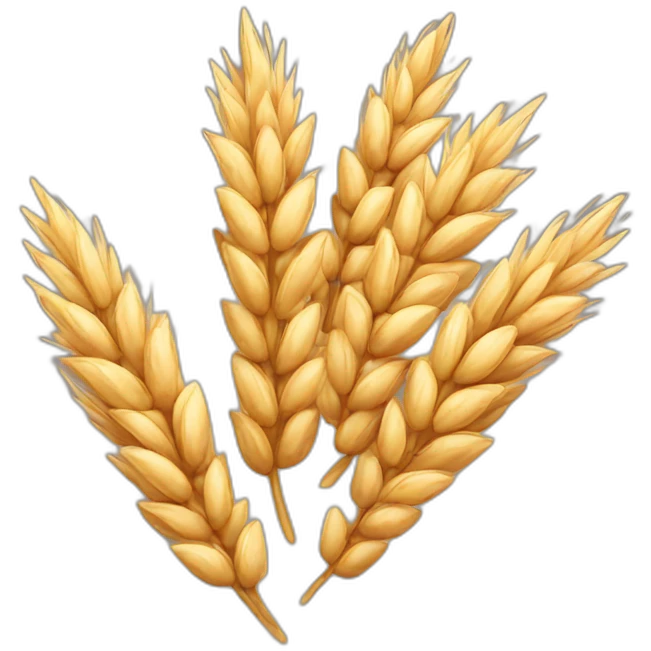 three oats grains emoji