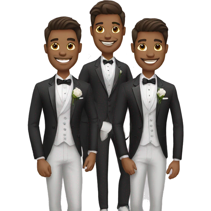 groom friends emoji
