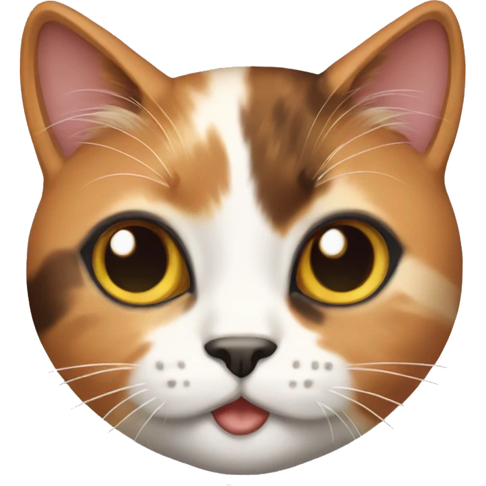 Calico cat emoji