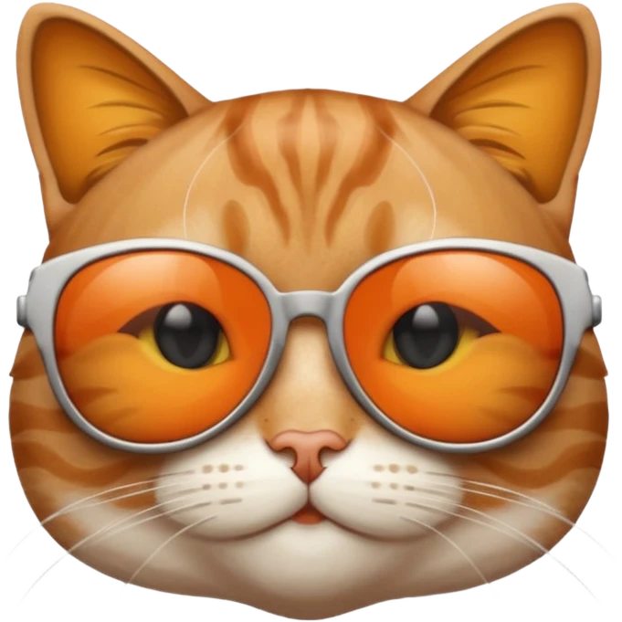 Cat wearing sunglasses emoji