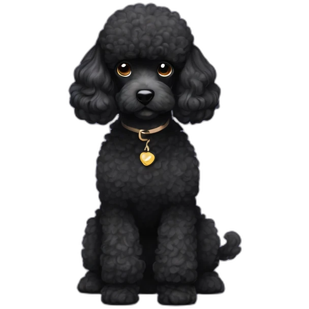 phantom black poodle emoji