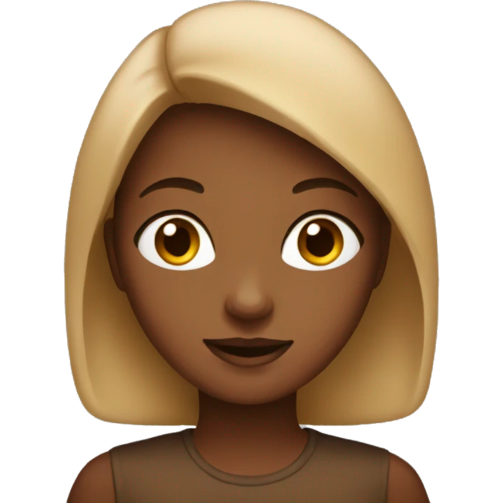 girl brown emoji