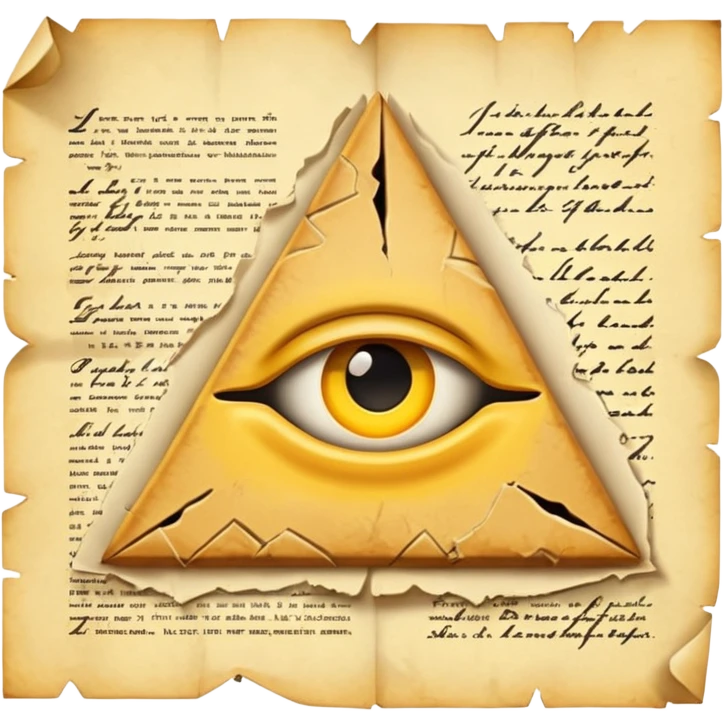 illuminati Paper contract with bite marks tearing through the signature field. emoji