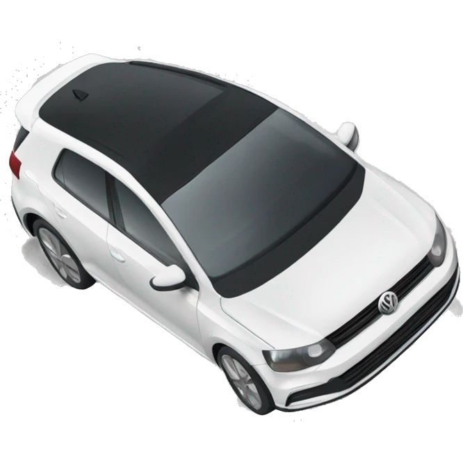 volkswagen gol 2021 white car emoji