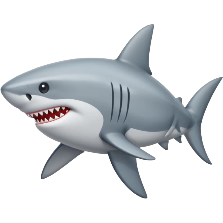 shark with a bow emoji