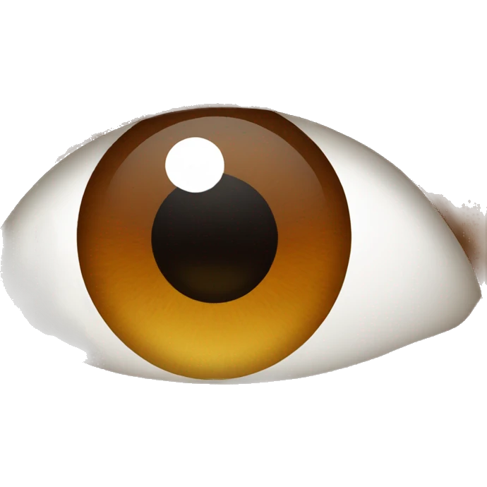 brown eye  emoji