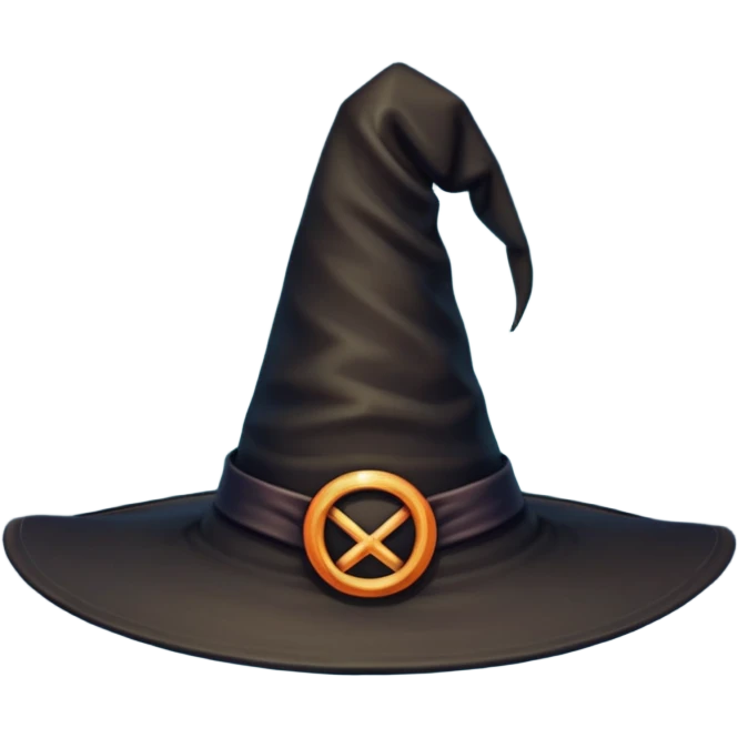 Chapéu de bruxa emoji