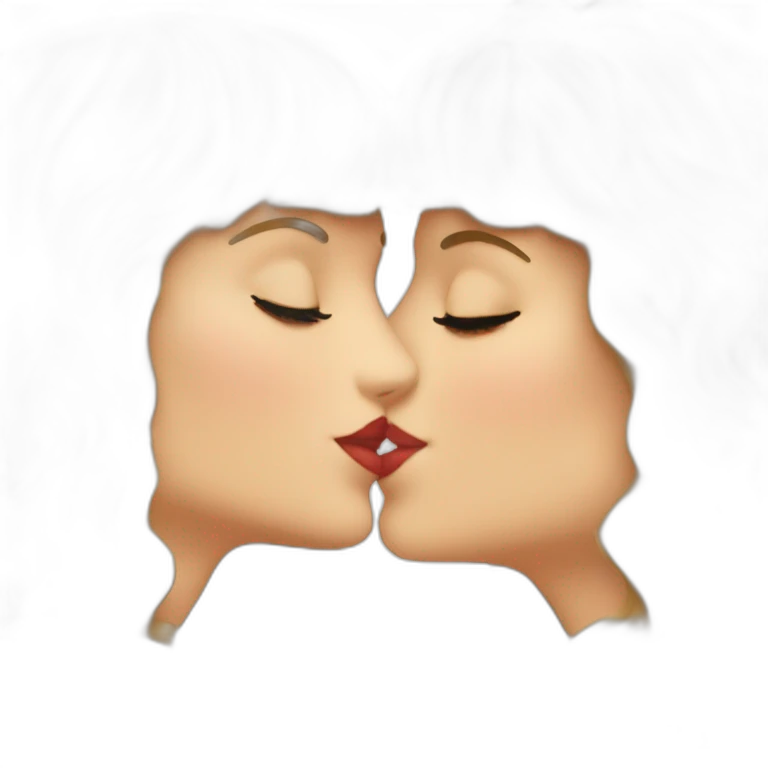 taylor swift and girl kissing emoji