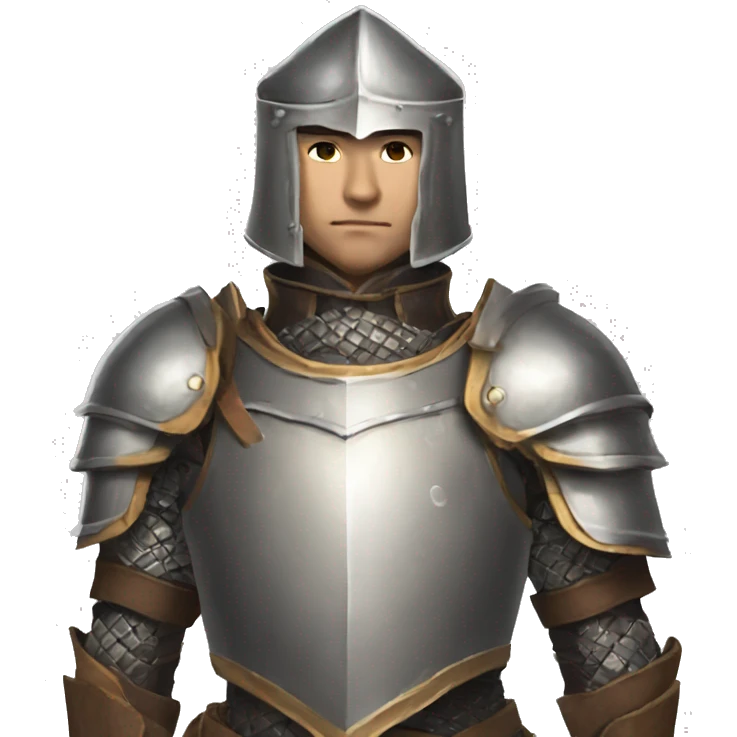 animated armor from Dungeons & Dragons super realistic emoji