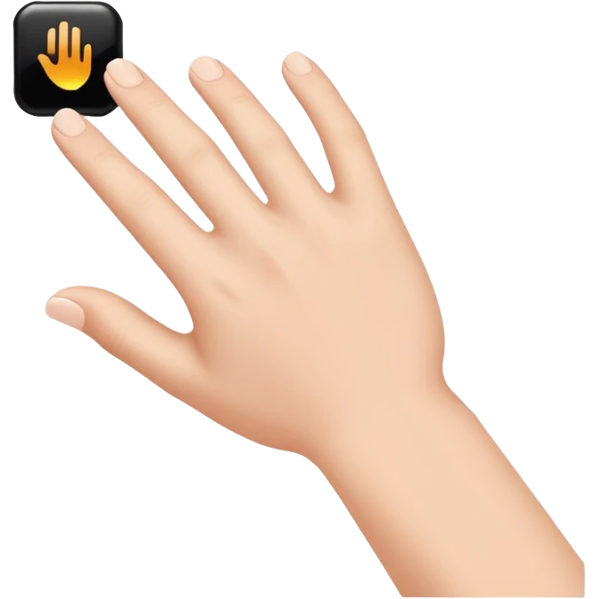 finger clicking a button emoji