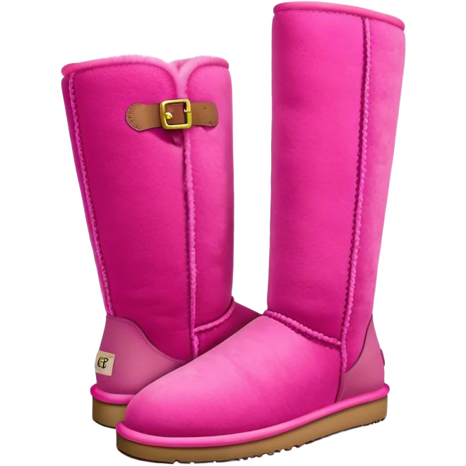 hot pink Ugg boots 4K emoji