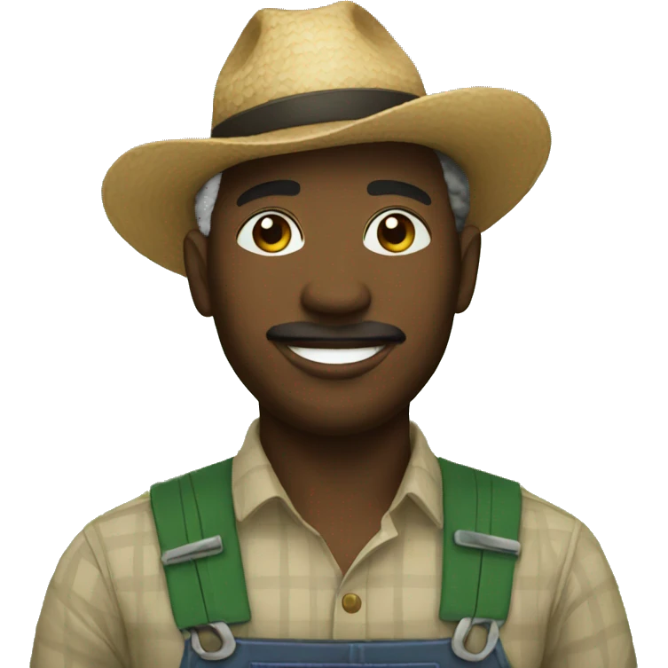 black farmer emoji