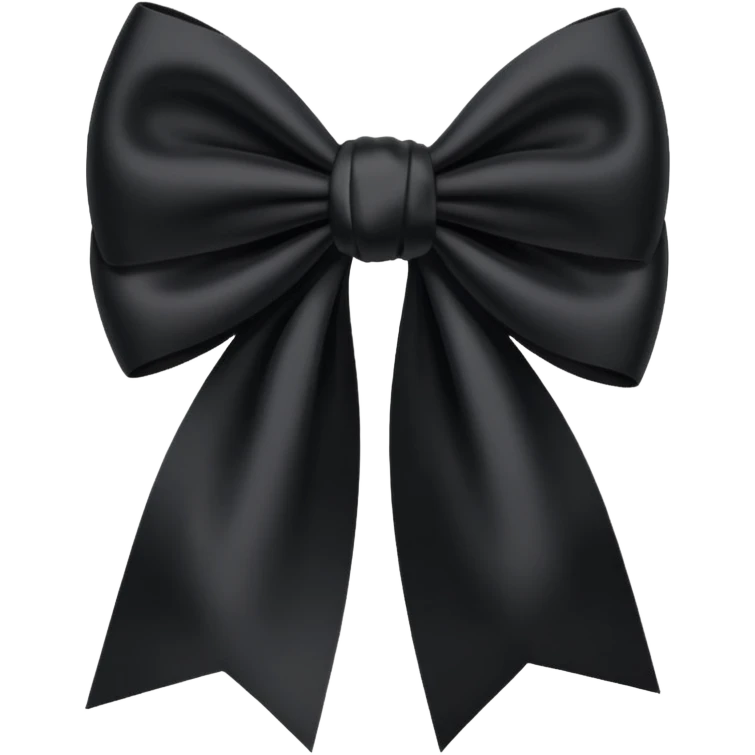 black bow emoji