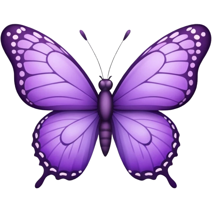 Small purple butterfly  emoji
