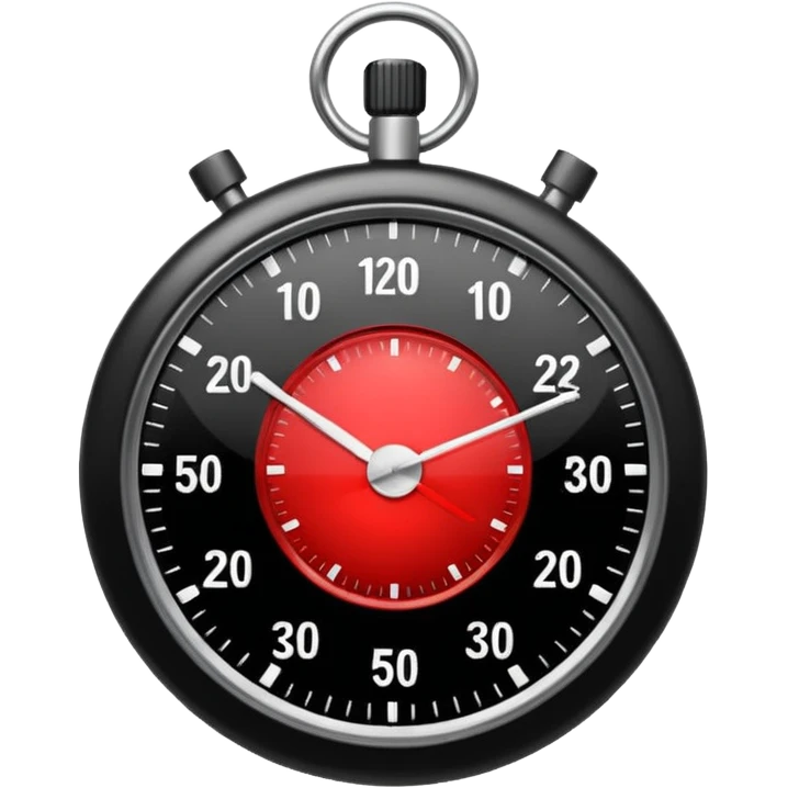 black stopwatch  emoji