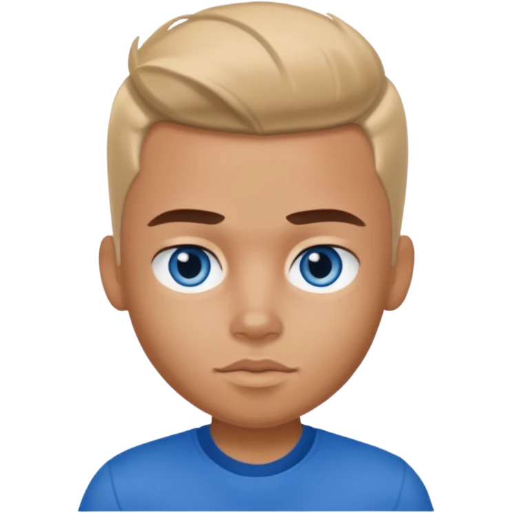 Bratz Boyz Cameron blue eyes, Blue eyes, dark blue shirt emoji