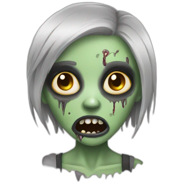 pretty zombie emoji