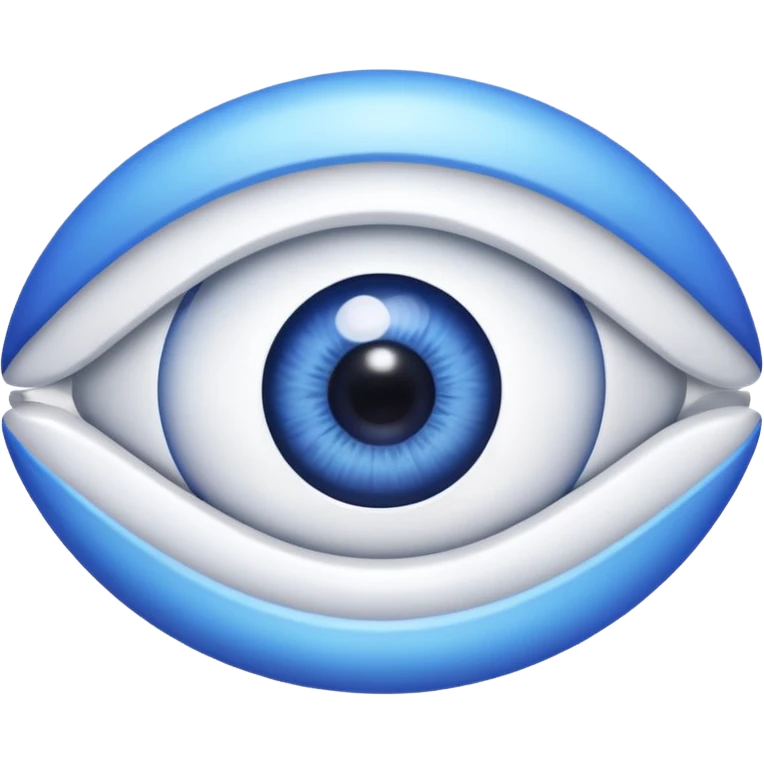 Pill with an eyeball inside  emoji