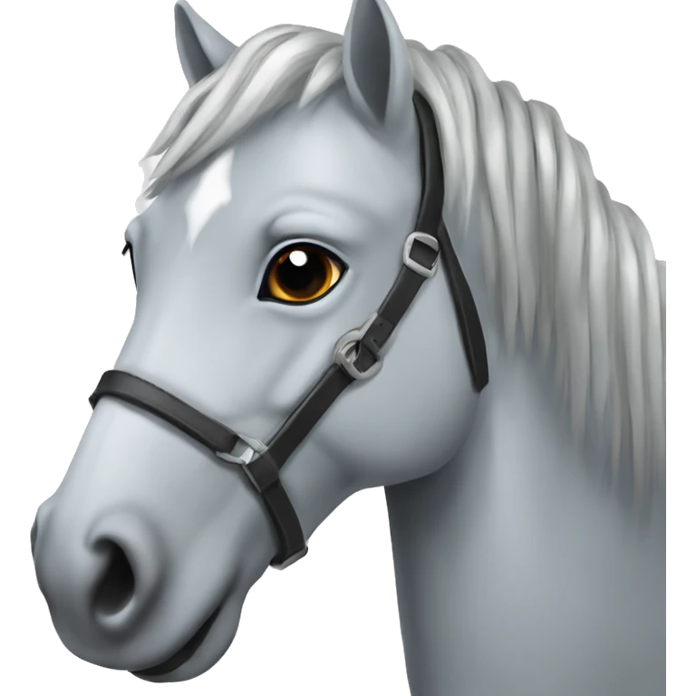 Cheval argent  emoji