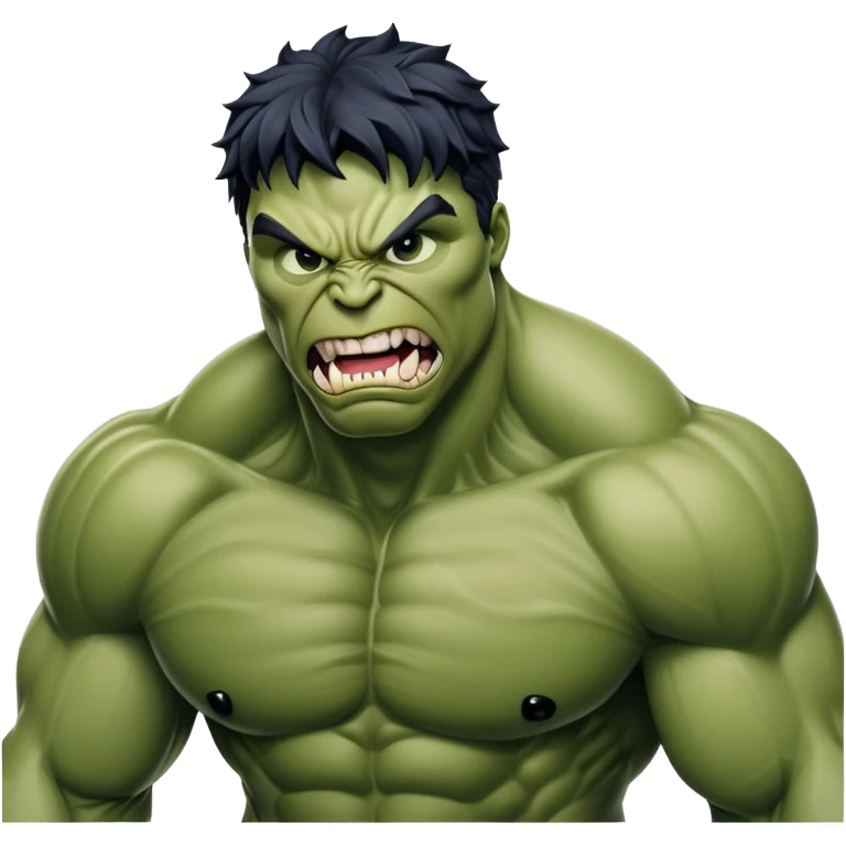 Hulk merged with venom emoji
