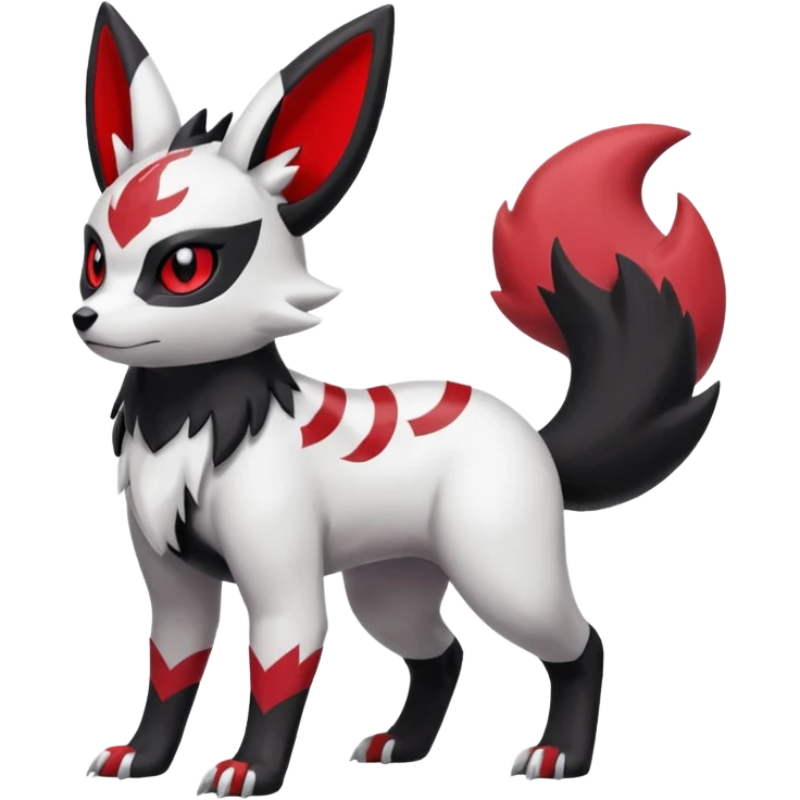 Umbreon-Vernid-Zangoose-fusion (full body) emoji