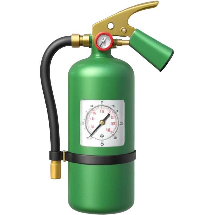 green fire extinguisher  emoji