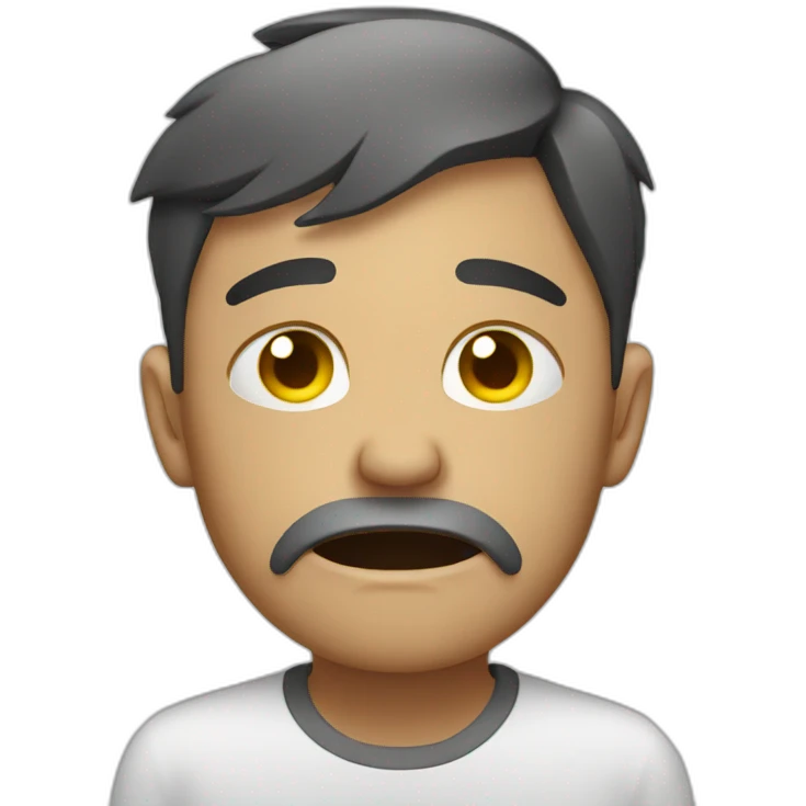 crying while working emoji