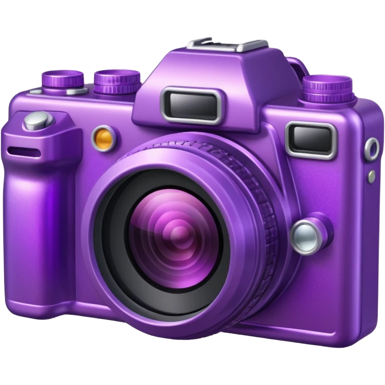 Glitter Hot Camera Purple emoji